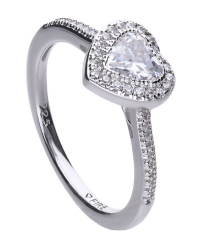 Anello Diamonfire Cuore Rosetta