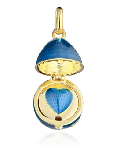 Collana Romanov Cuore Blu Con Zaffiro Tsars Collection