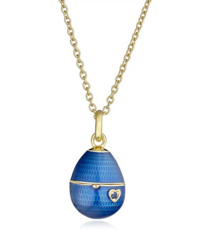 Collana Romanov Cuore Blu Con Zaffiro Tsars Collection