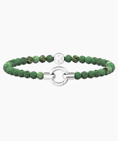 Bracciale Componibile MAMANONMAMA Kidult on agata verde striata