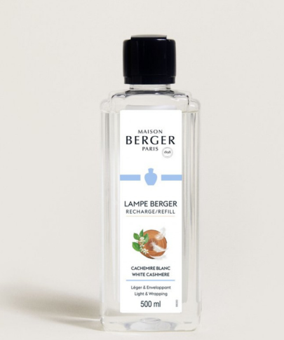 Lampe Berger -Cachemire Blanc 500ml (Ricarica per Lampe)